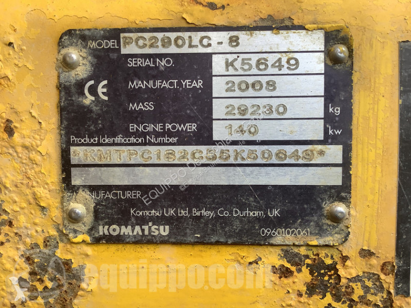 Gebrauchter Komatsu Kettenbagger PC290 LC-8 - Photo 6