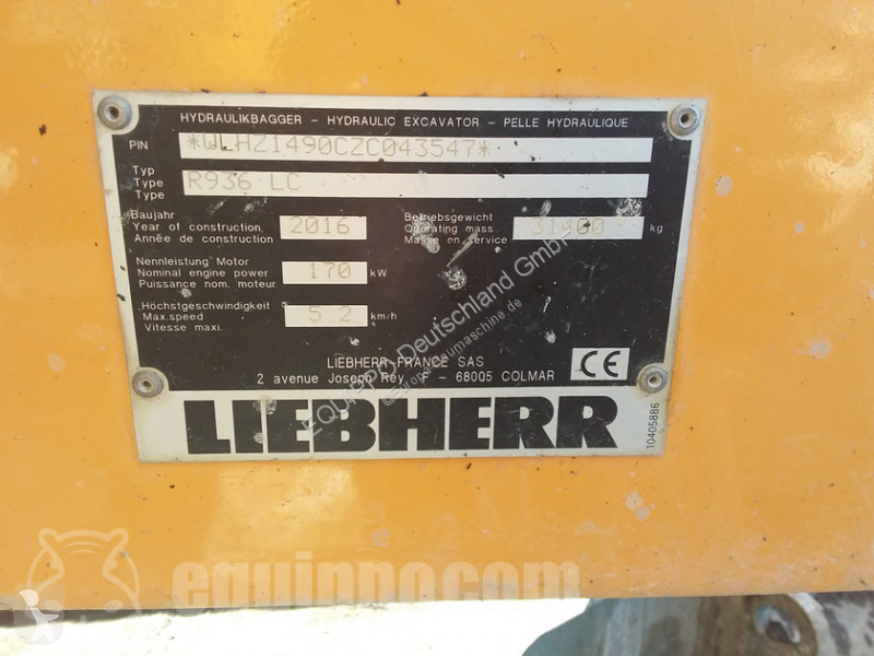 Gebrauchter Liebherr Kettenbagger R936LC - Photo 5